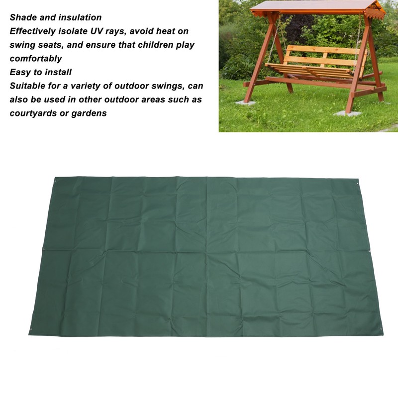 Outdoor Swingset Shade 600D Oxford Cloth Sunproof Waterproof Playground Replacement