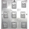 Calculator Small Pieces Chocolate Candy Mold 1244