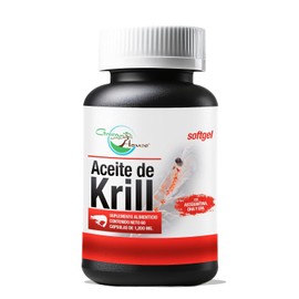 Aceite de Krill 60 cápsulas 1200 mg | Ingredientes naturales | Astaxantina | Alta Concentración. green house