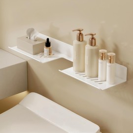 LJHFUQHUHU Bathroom Kitchen Sink Decorative Storage Shelf, Countertop Above-Sink Drain Organizer Aluminum Material