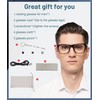 AEZUNI Extra Large Reading Glasses 4.00 Oversized Square Men Readers