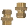 hep® 15mm Compression by 3/4" BSP Brass Male Iron Coupler