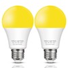 Baczao Dusk to Dawn Yellow Bug Light Bulbs Outdoor, 9W