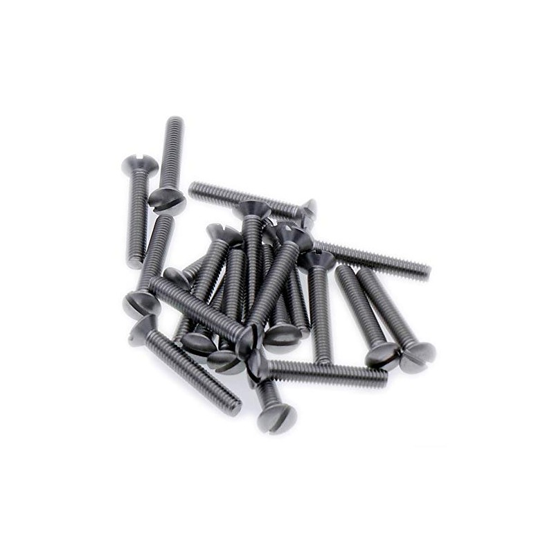 M4 (4mm x 20mm) Slot Raised Countersunk Machine Screw (Bolt)