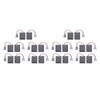 20Pcs Motor Carbon Brushes Angle Grinder Electric Drill Hammer Power