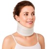 Neck Brace with Detachable Support Strips, Adjustable Neck Support