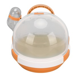 UFO Hamster Cage Funny Cute Travel Portable Small Pet Out Cage for Guinea Pigs Rabbits Hamsters Sugar Gliders Orange