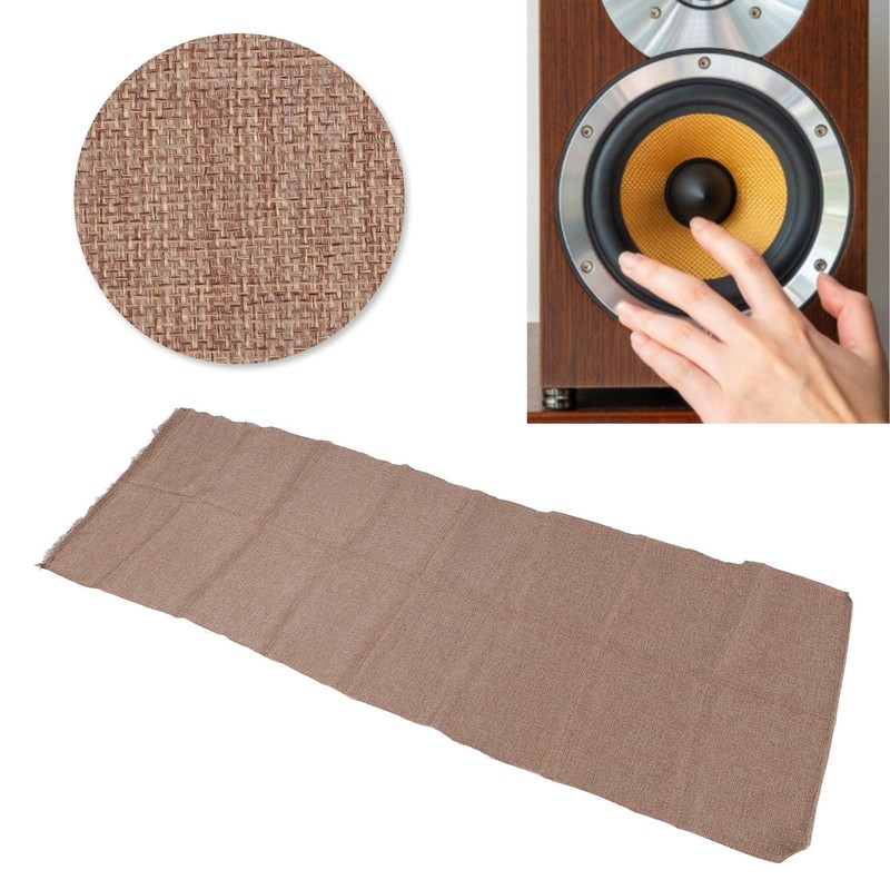 Speaker Grill Cloth, Stereo Fabric Replacement for Home Speakers, Large