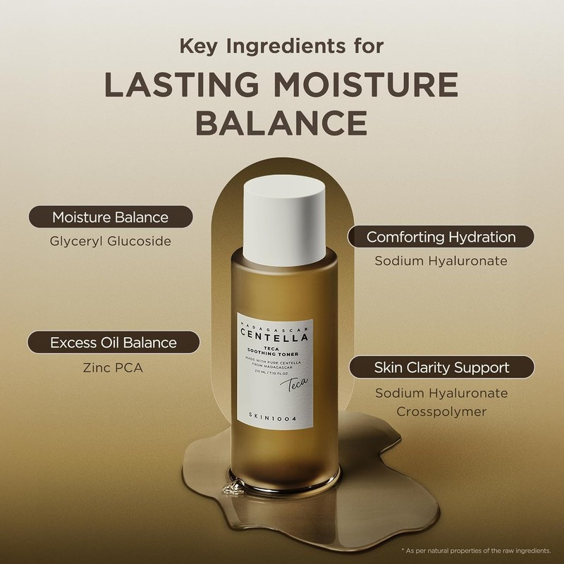 Skin1004 Madagascar Centella Teca Tónico Calmante, 210 ml