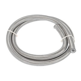 AN8 1/2 Universal Braided PTFE Stainless Steel for E85 Car Oil Fuel Gas Line Hose (1 Meter)
