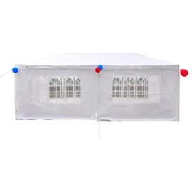 Gaier 10 x 20 Outdoor Party Wedding Tent Canopy Camping Gazebo 6 Removable Sidewalls