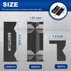 BRIFITOR 4 Inch Vise Jaws Pads, Aluminum AN Fitting Vise