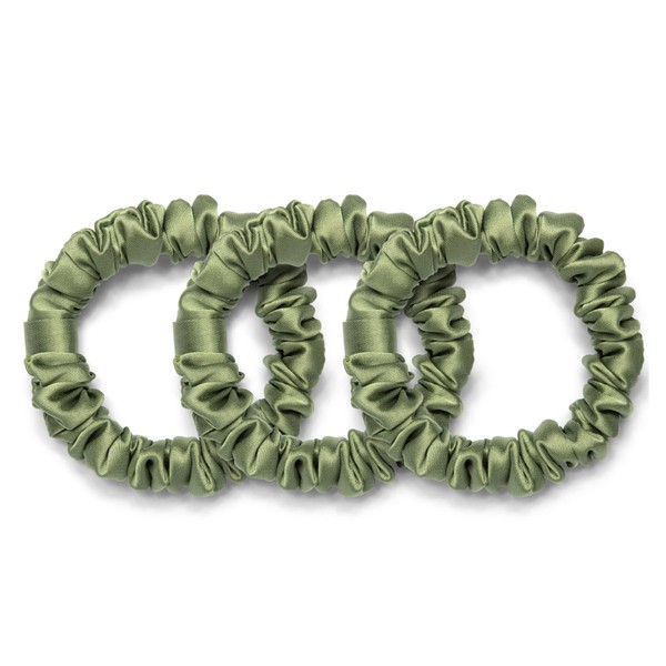 Rizos Curls Vegan Silk Mini Scrunchie - Gente Hold For