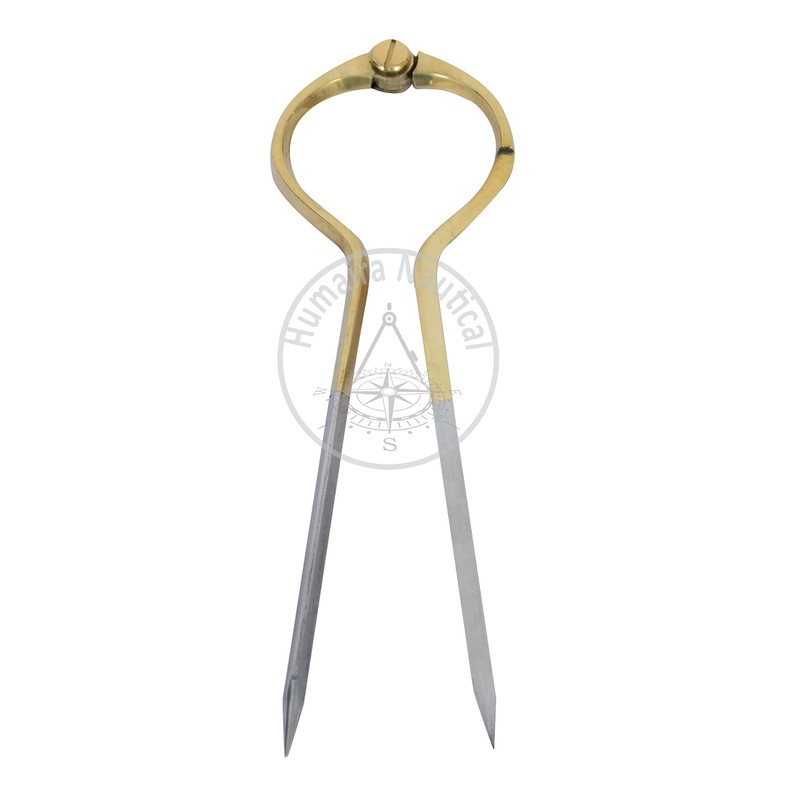 Humaira Nautical 8" British Style Navigational Dividers/Single Handed Dividers
