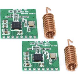 2pcs CC1101 868MHz Wireless Module Long Distance Transmission with Antenna
