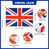 Yingnner 12 Pack British Union Jack UK Stick Flags Small