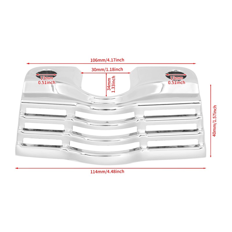 HDBUBALUS Slotted Spark Plug Chrome Head Bolt Covers for Harley