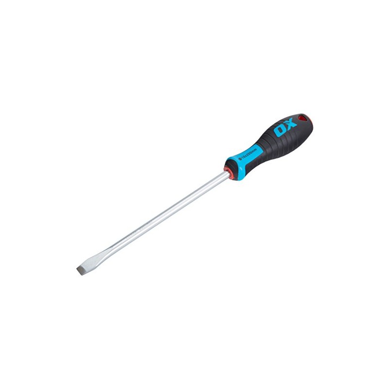 OX Pro Slotted Flared Screwdriver 200x10mm