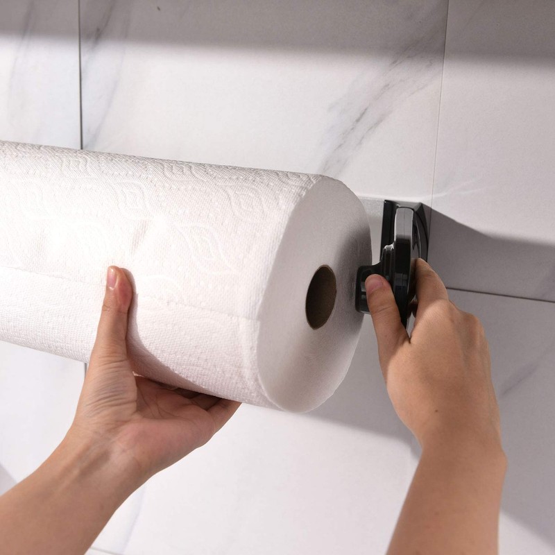 simpletome ONE Hand Tear Paper Towel Holder Under Cabinet Adhesive