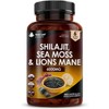 Shilajit Seamoss and Lions Mane Capsules 6000mg - High Strength