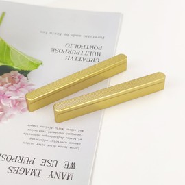 Pexintek 2 Pack Gold Modern Cabinet Handles 96mm(3.78 Inchs) Hole Centers Kitchen Bathroom bedrooms Study Furniture Door Vintage Pulls with Screws for Cupboards Drawer Wardrobe Dresser (Golden)