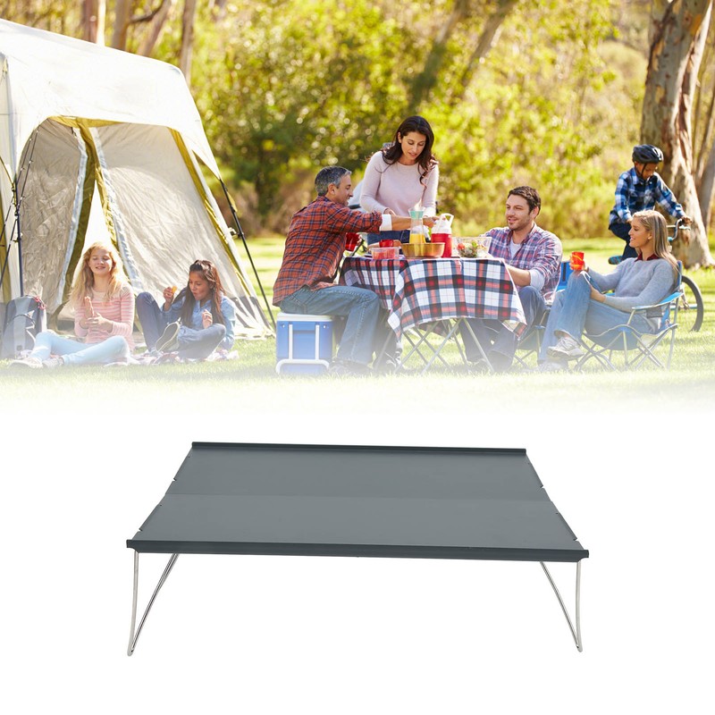 Camping Barbecue Table Lightweight Aluminum Alloy Portable Corrosion Resistance Picnic