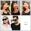 LYZOIT Square Oversized Sunglasses for Women Men Big Flat Top