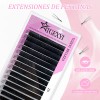 Blister Extensiones De Pestañas U-shaped Shape Mink Yy Lash