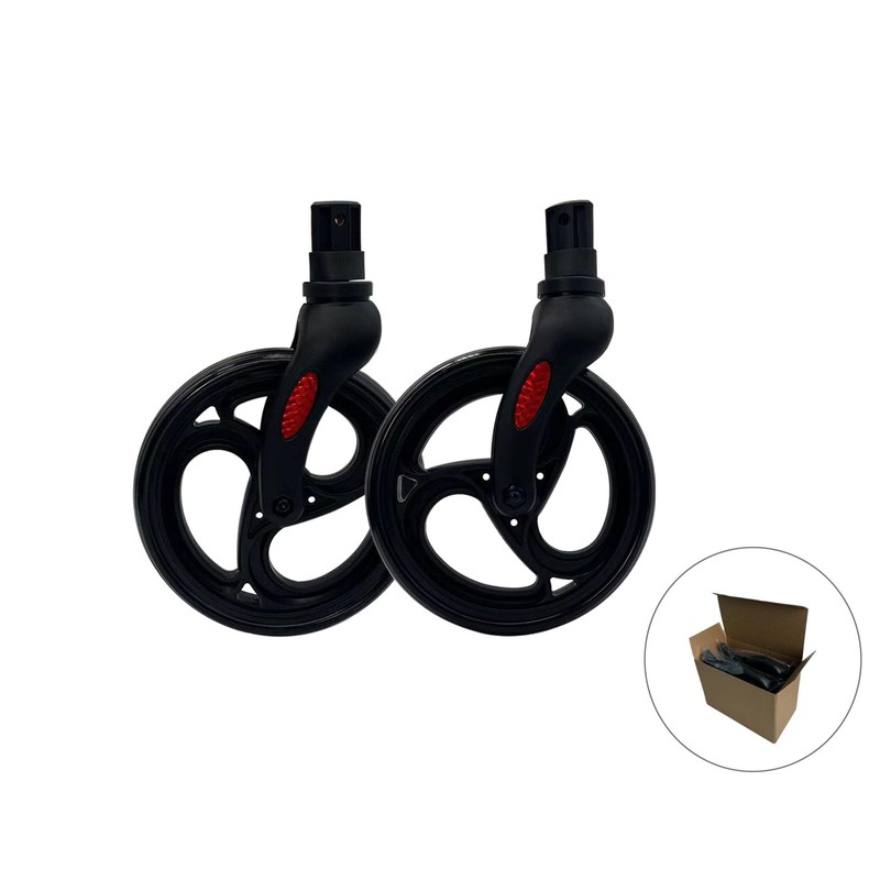 2PC 8 Inch Front Wheel with Front Fork Drive, Replacement