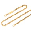 VEXXS Wheat Chain,18K Real Gold Plated