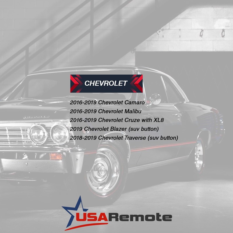 Control remoto de entrada sin llave inteligente compatible con Chevy