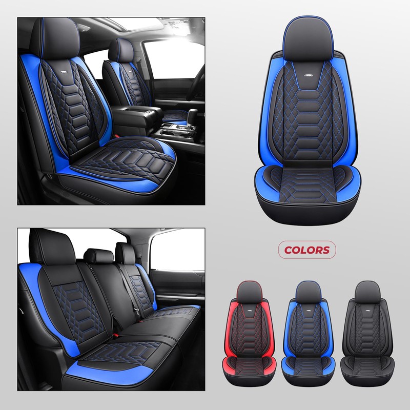FREESOO Tundra 2 Front Seat Covers, Fit for Toyota Tundra