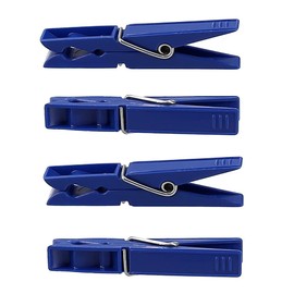 Jean Products 40 x Sturdy Plastic Clothes Pegs, Pack of 40, Approx. 7 x 1 x 1.5 cm, Colourful Plastic Clothes Pegs