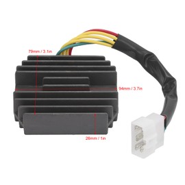 Rectifier-Rectifier Voltage Regulator 32800-33E00 Voltage Regulator Rectifier Male Plug Replacement Fit for Suzuki GSXR 600 750 1000