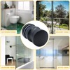 Kyuionty 2 Pack Shower Glass Door Handle, Stainless Steel Shower