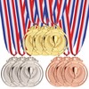 Bigqin 9 Pezzi Medaglie in Metallo (Oro, Argento, Bronzo) con