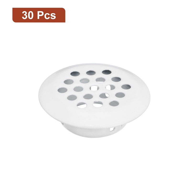 uxcell 19mm(3/4") Circular Soffit Vent, 30pcs Stainless Steel Round Air