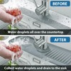 Silicone Sink Splash Guard for Kitchen & Bathroom, 17.7 inch