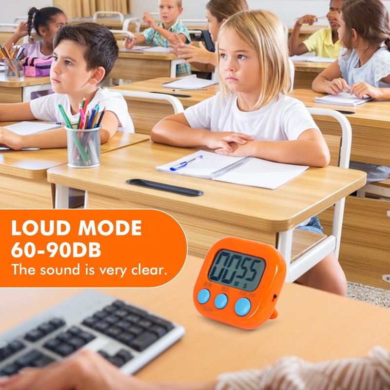 SHEYONGBY 6 Pack Multi-Function Electronic Timer, Learning Management, Suitable for