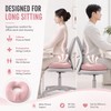 OKONOS Memory Foam Donut Seat Cushion Ergonomic Ring Pillow for