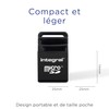 Integral Micro SD USB2.0 Memory Card Reader Adapter - Compact,