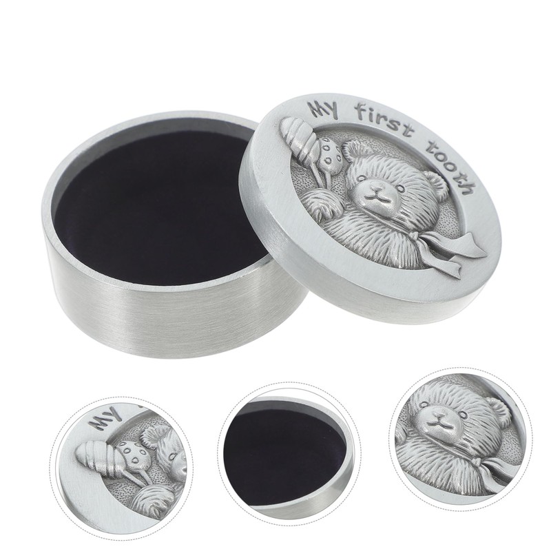 KOMBIUDA Box Children's Tooth Box Storage Container Tooth Storage Holder
