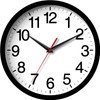 Rohioue Wall Clock Modern 8 Inch Battery Operated Silent Non