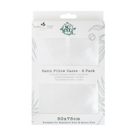 So Eco Satin Pillow Case - Double Pack