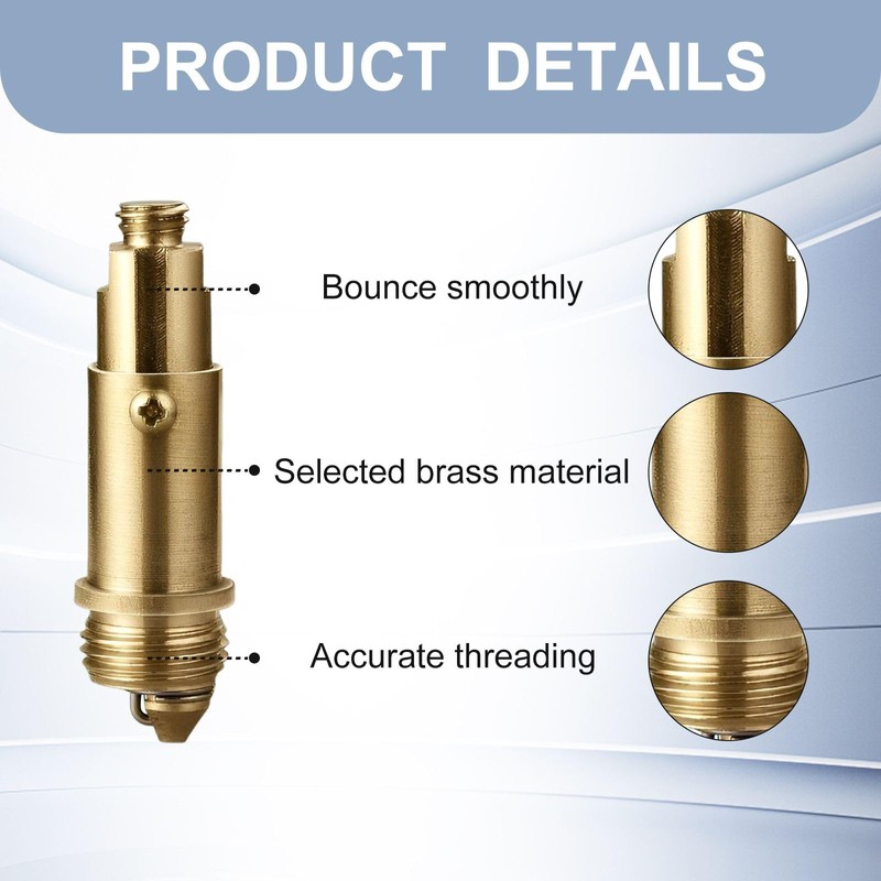 3 Pieces Pop Up Drain Valve Screw for Sink Drain