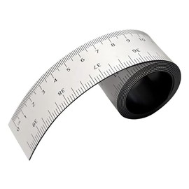 Wisyurt 2 Pcs 39.37 Inch Magnetic Ruler Flexible Ruler with Inches and Centimeters Magnet Measuring Tape for Lathes, Workshops
