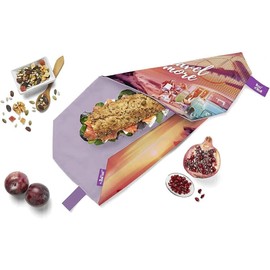 Roll'eat ® Reusable Sandwich Bag | Sandwich Container | Eco Friendly Food Bag | Reusable and Washable Sandwich Wrap | Travel - Boc'n'Roll Young.
