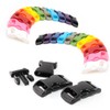 Ganzoo Plastic Click Fastener, Pack of 11, Colour Mix, 3/8