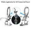 KWODE Pre-Rinse Spray Valve Commercial Kitchen Sink Faucet Sprayer Head