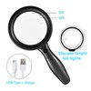 Magnifying Glass with Light, 30x 60x Magnifying Glass for Reading